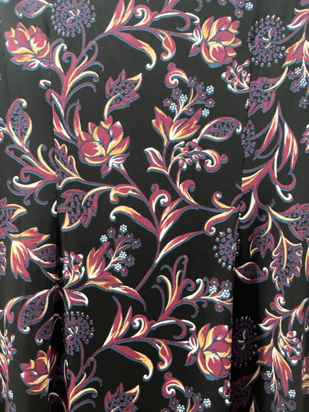 Maggy London Size 4 Dress Paisley long sleeve EUC - Picture 15 of 16